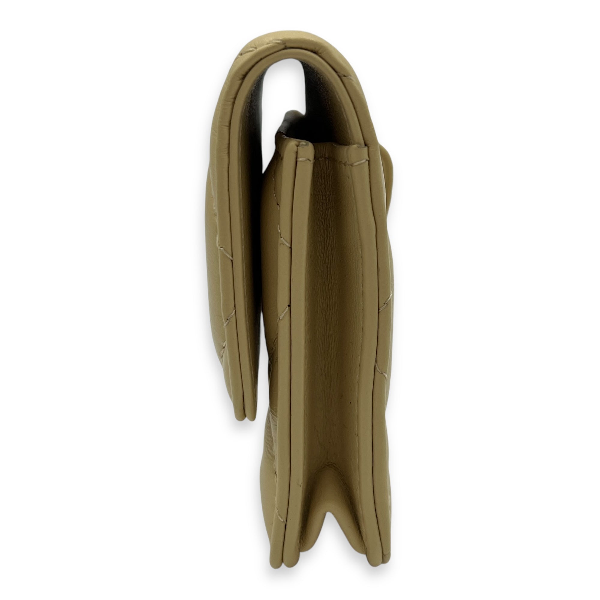 Classic Belt Bag Yellow in Lambskin, Gold hardware - Image 5