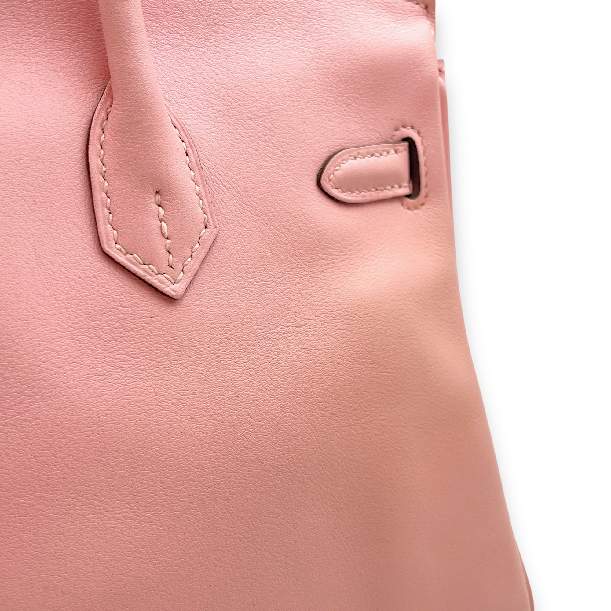 Birkin 25 Rose Sakura in Swift, Gold hardware - Image 7