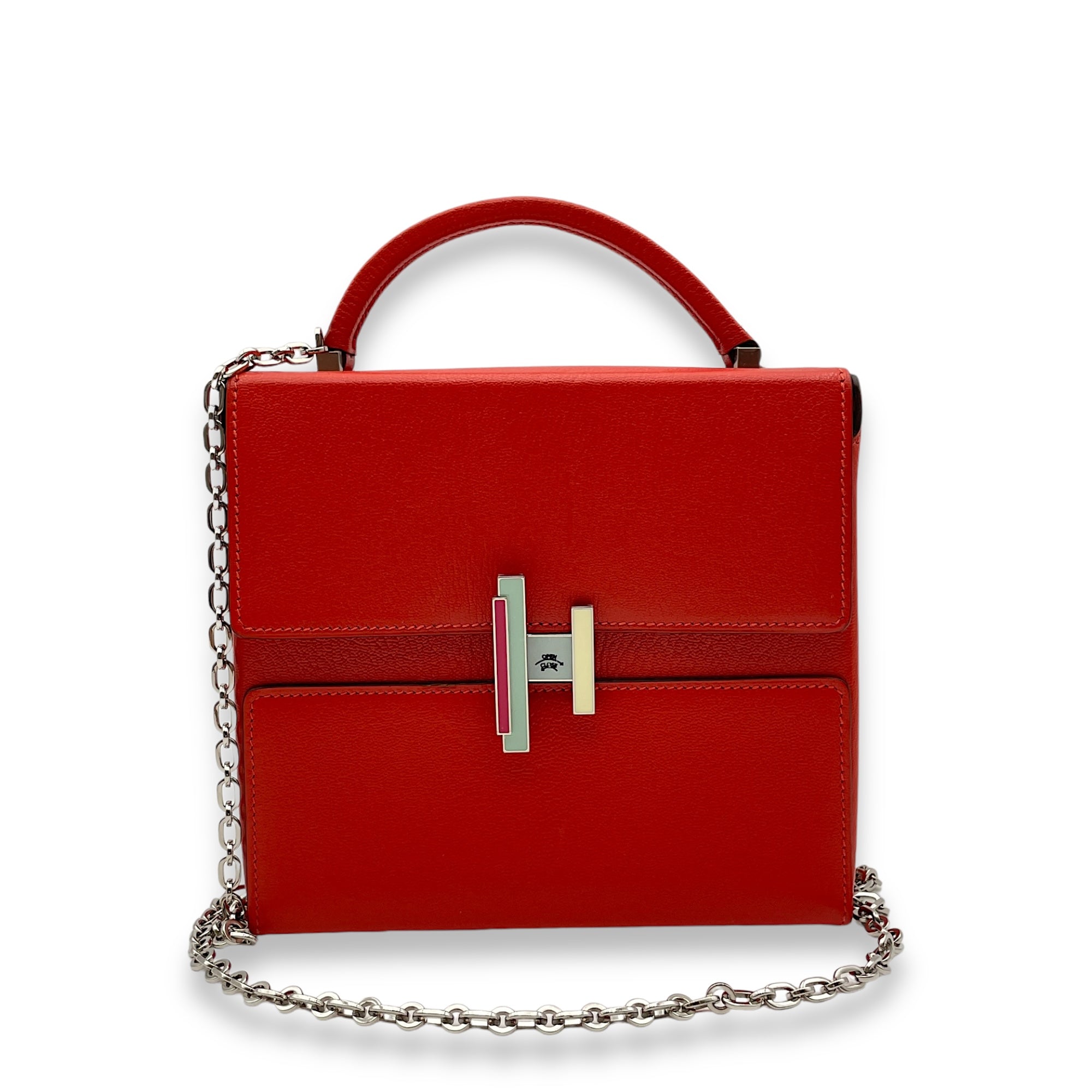Cinhetic Capucine in Chevre Leather, Palladium hardware - Image 9