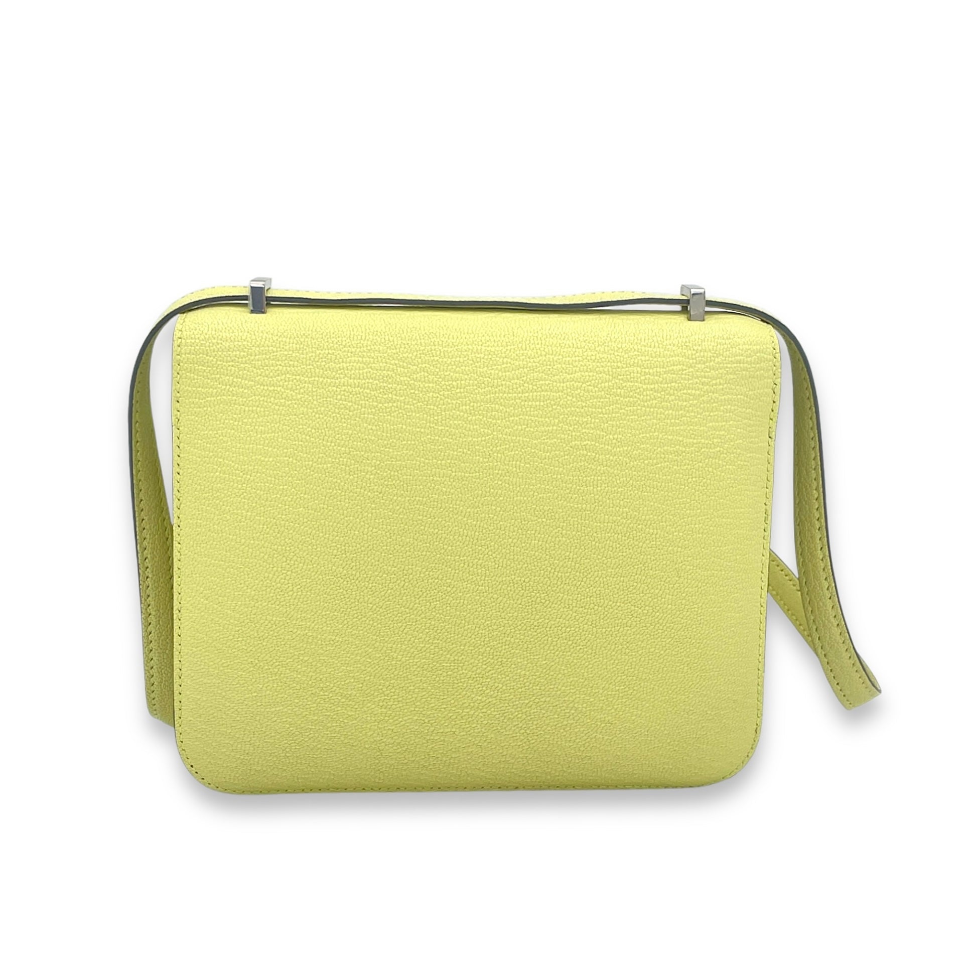 Constance 18 Jaune Bourgeon in Chevre Leather, Palladium hardware - Image 3
