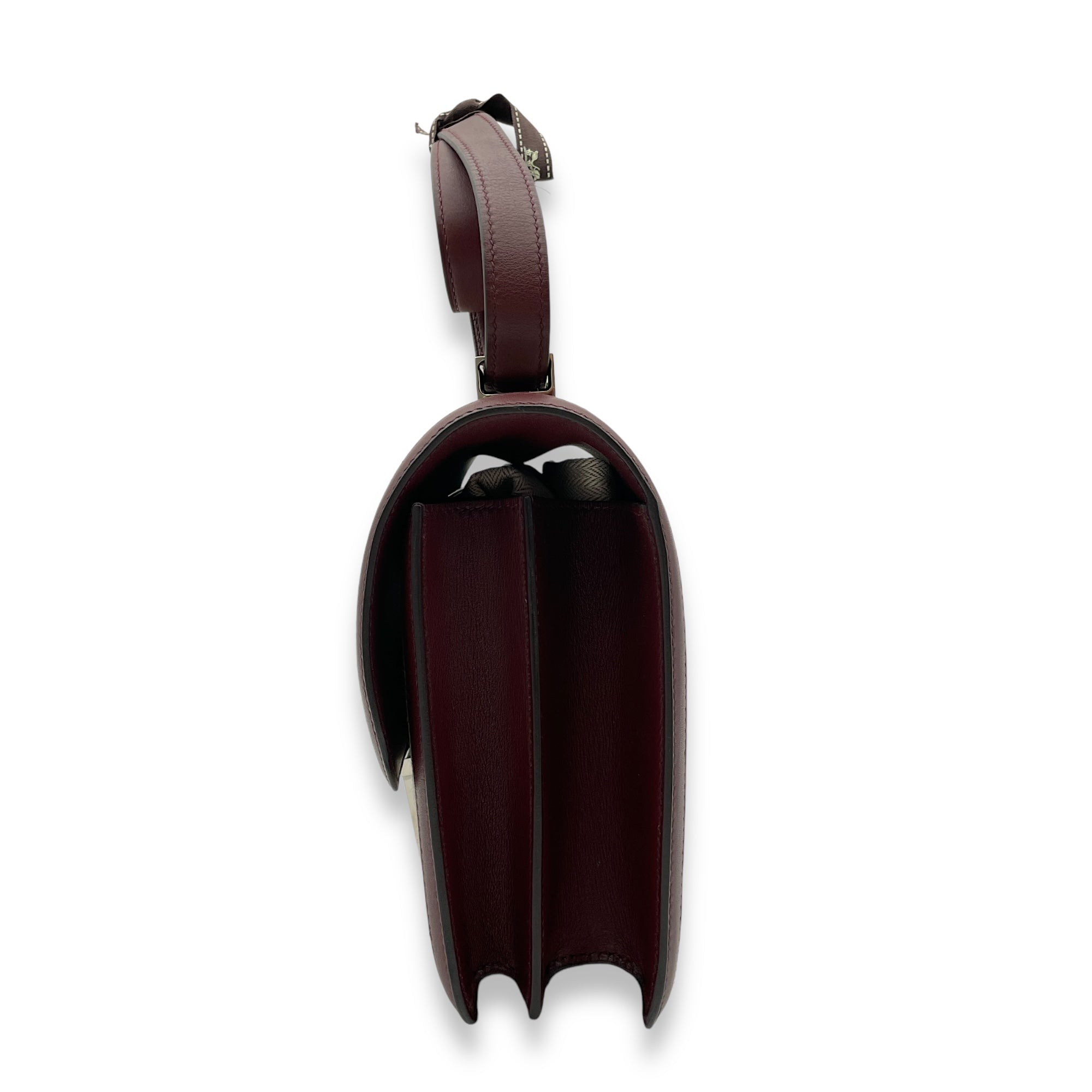 Constance Toile de Camp Dechainee 24 Bordeaux in Swift/Toile, Palladium hardware - Image 5