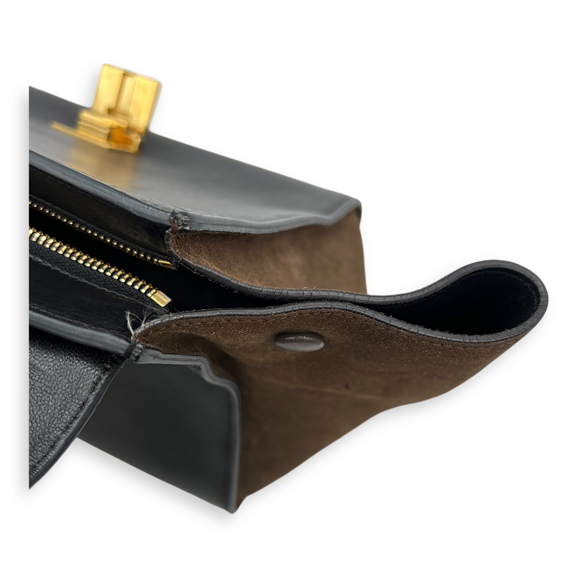 Trapeze Top handle Bag Small Multi-colour in Calfskin , Gold Hardware - Image 13