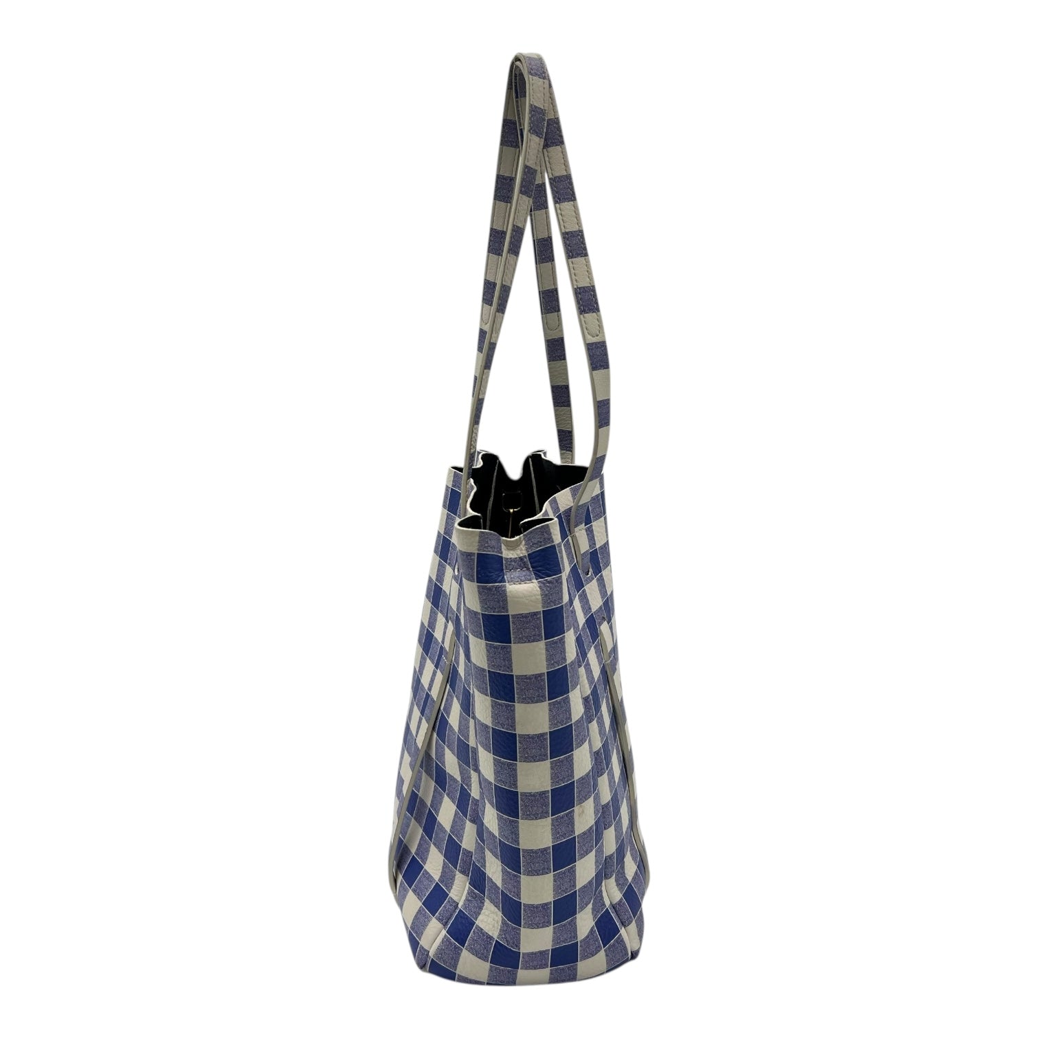 Everyday Tote Bag Blue in Calfskin, Silver hardware - Image 4