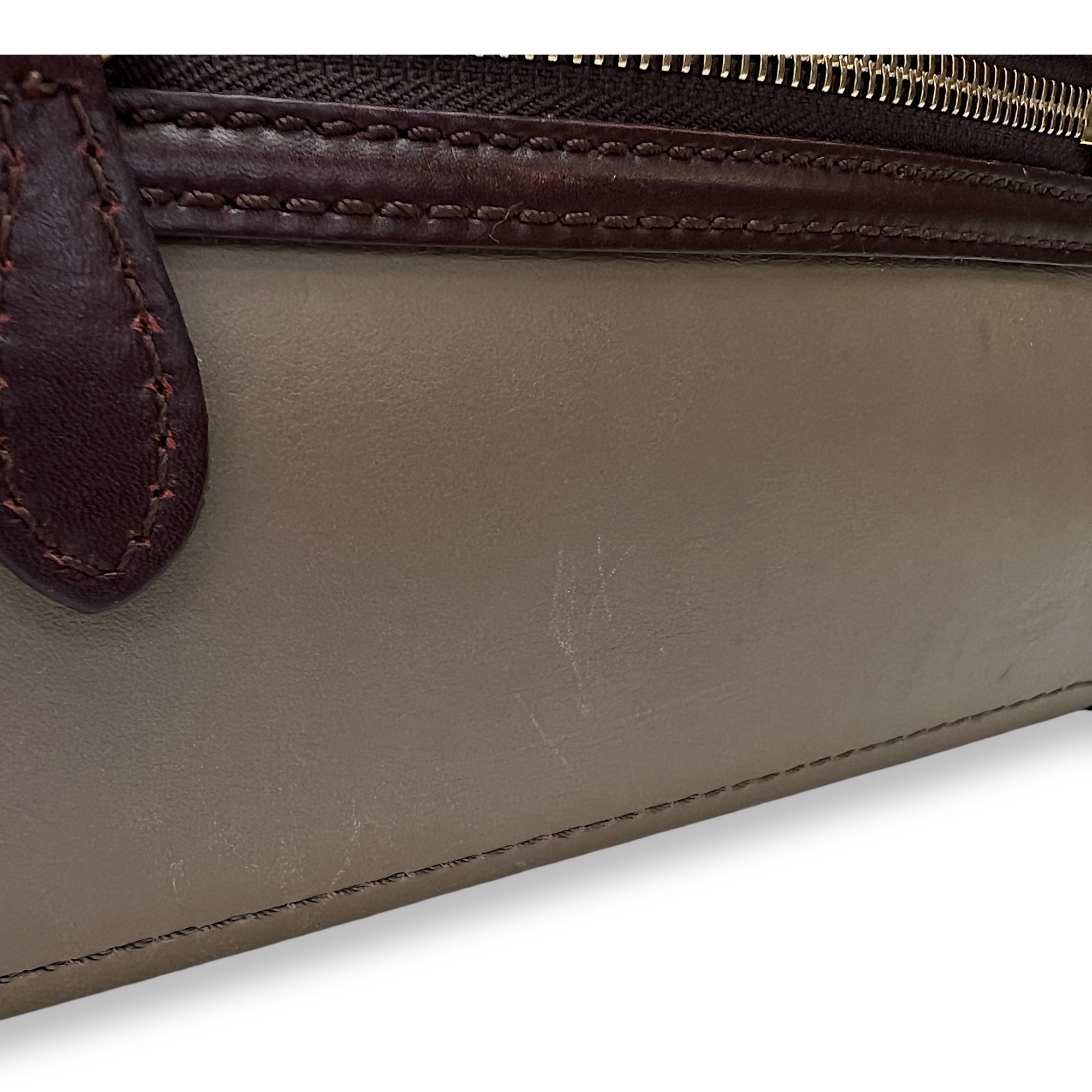 Luggage Mini Multi-colour Top Handle Bag in Calfskin, Gold hardware - Image 7