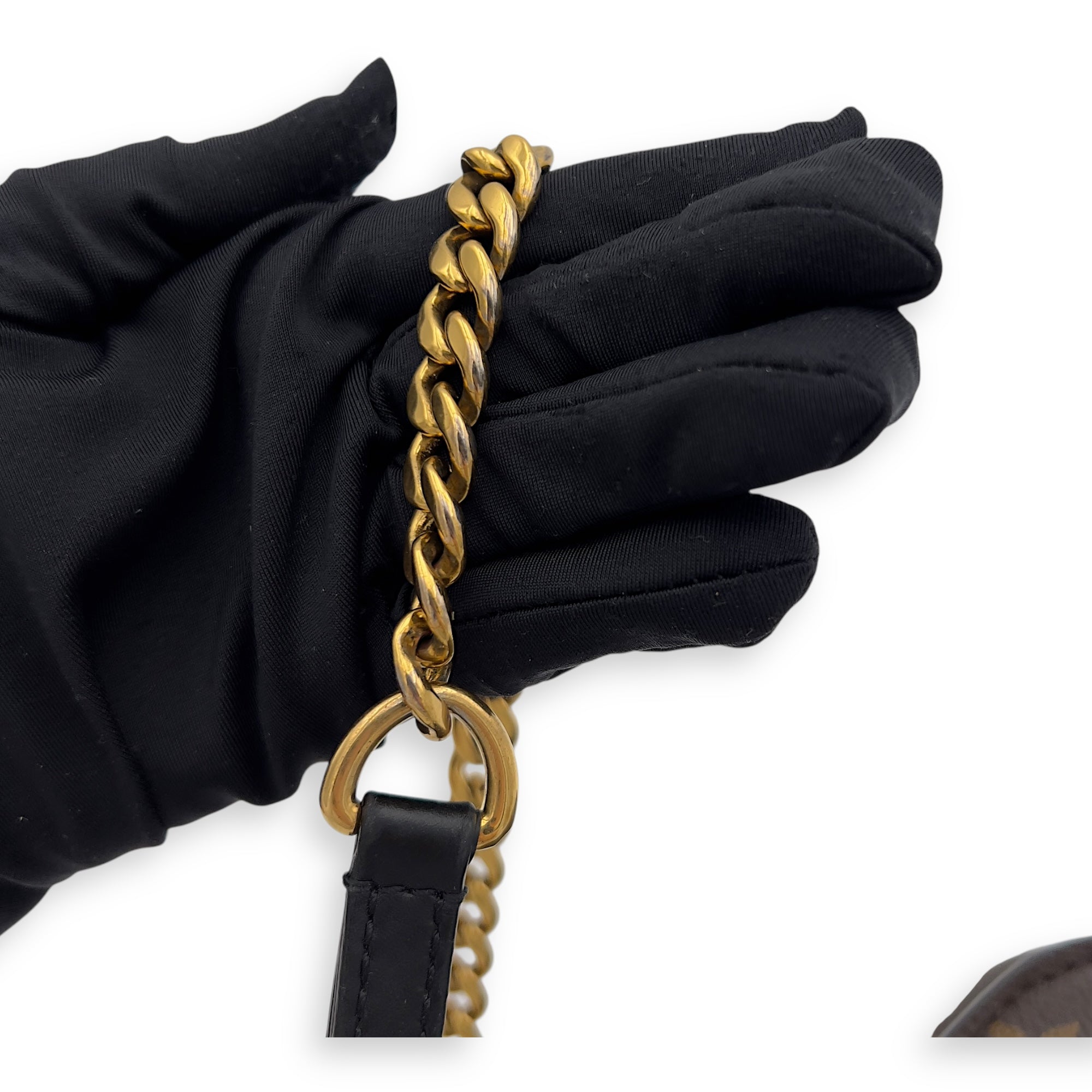 Passy Shoulder Bag Brown in Monogram Coated Canvas, Gold hardware - Image 10