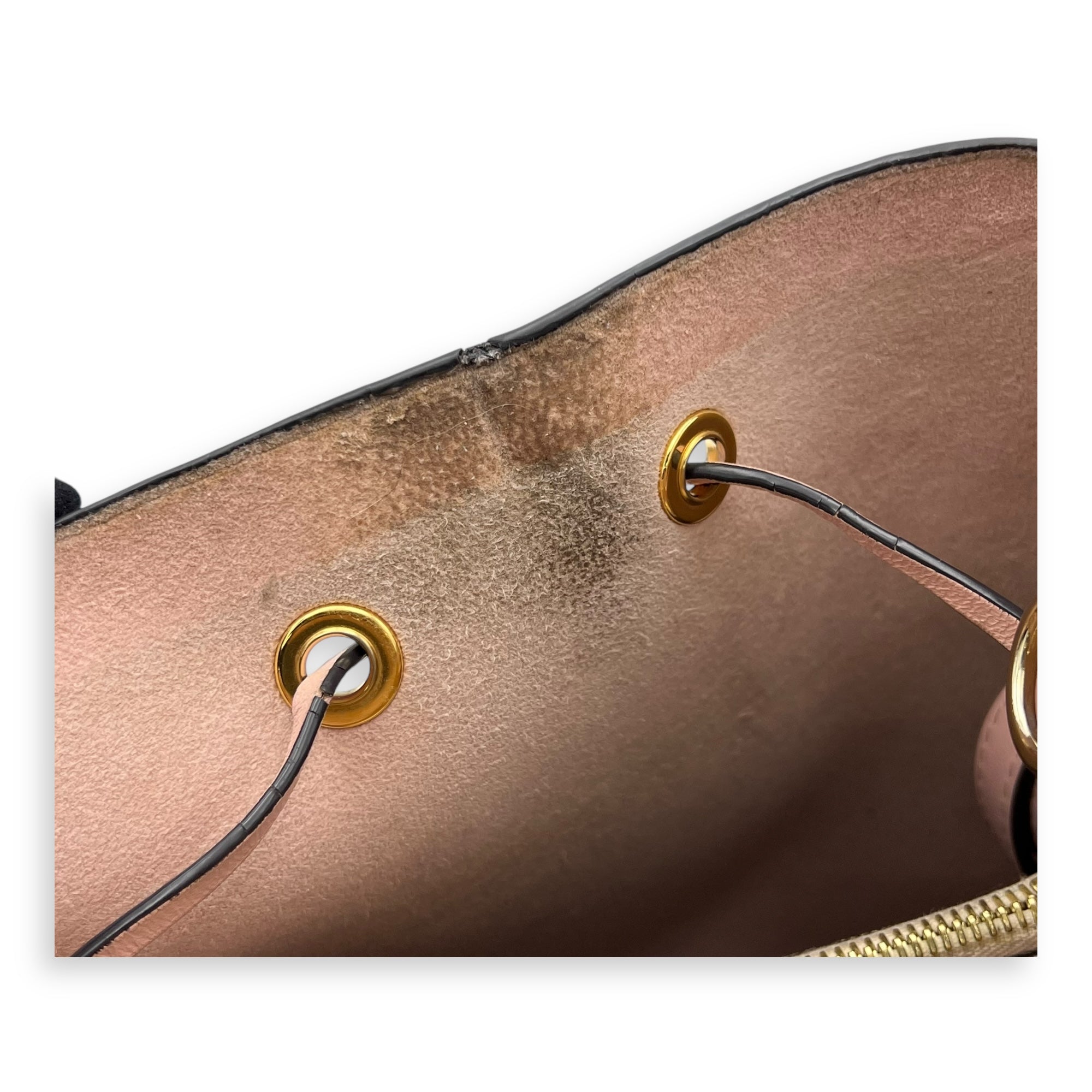 NeoNoe MM Azur Bucket Bag in Coated Canvas, Gold hardware - Image 11