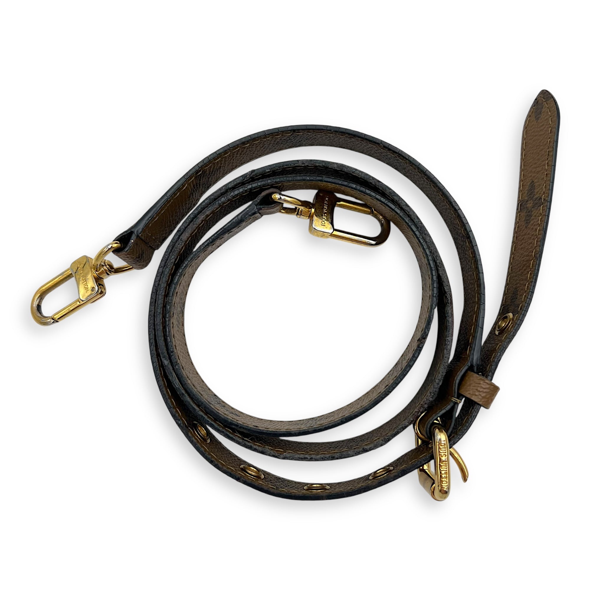 Metis Crossbody Bag Brown in Monogram Coated Canvas, Gold hardware - Image 12