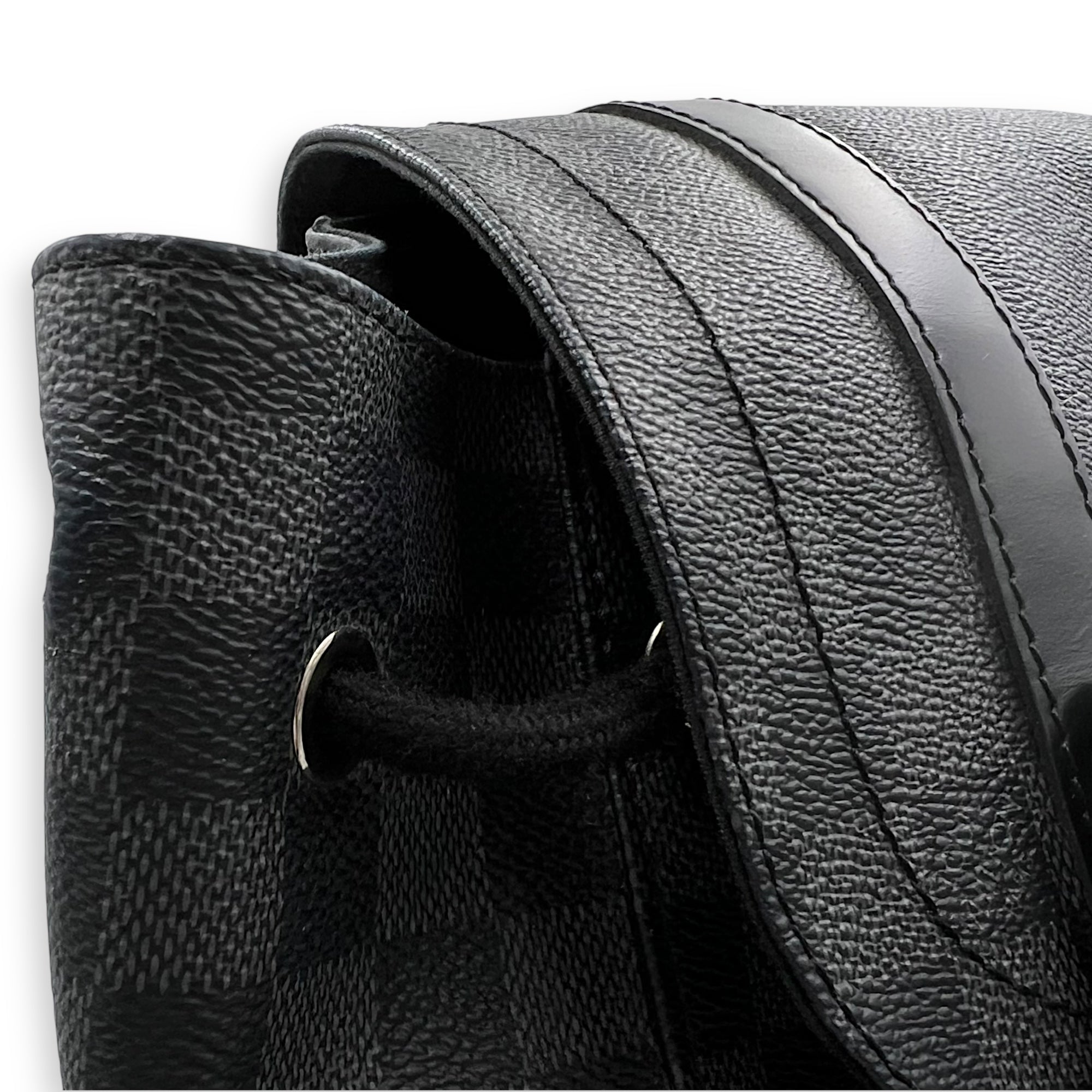 Christopher Backpack Graphite in Coated Canvas, Silver hardware - Image 13