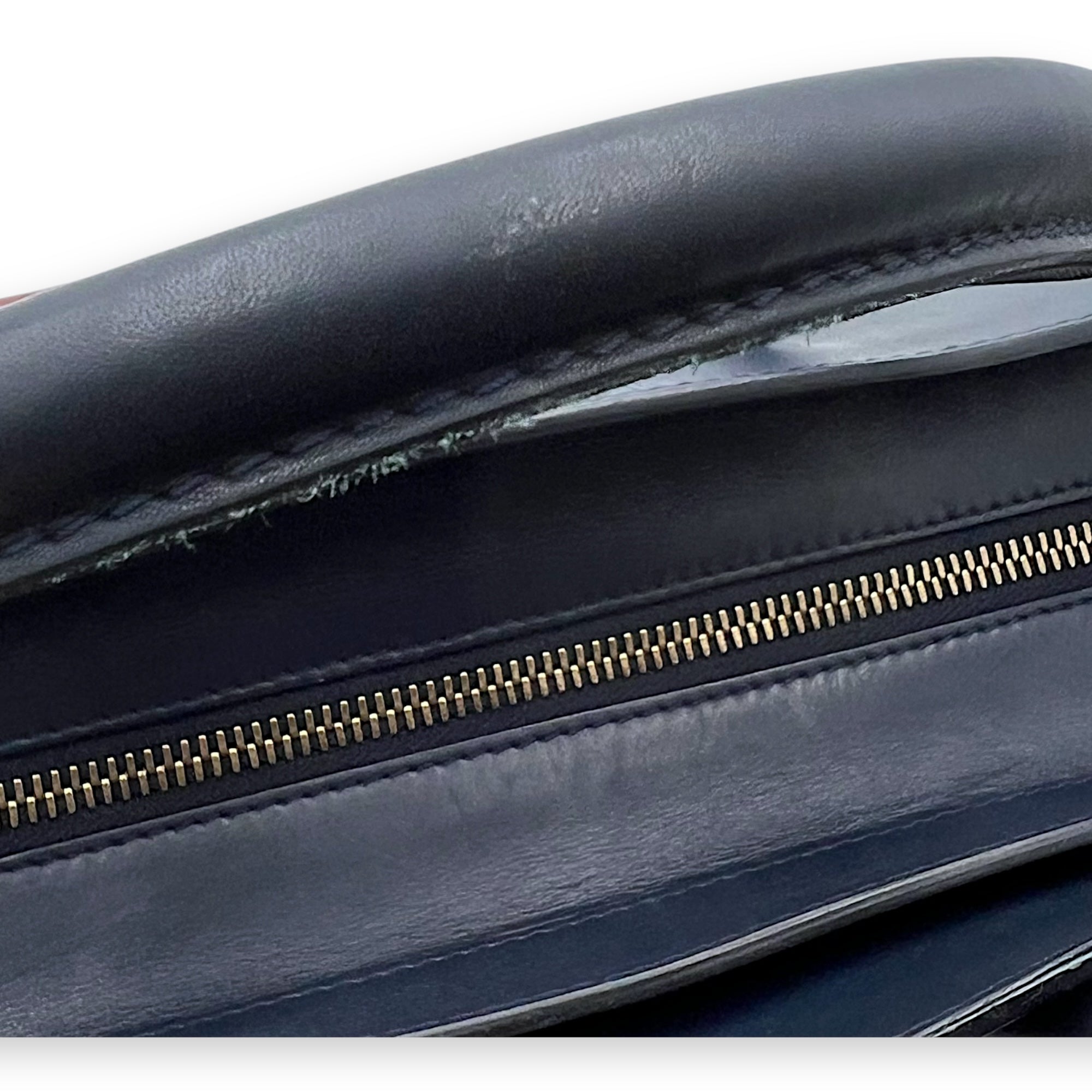 Luggage Mini Multi-colour Top Handle Bag in Suede Leather, Gold hardware - Image 17