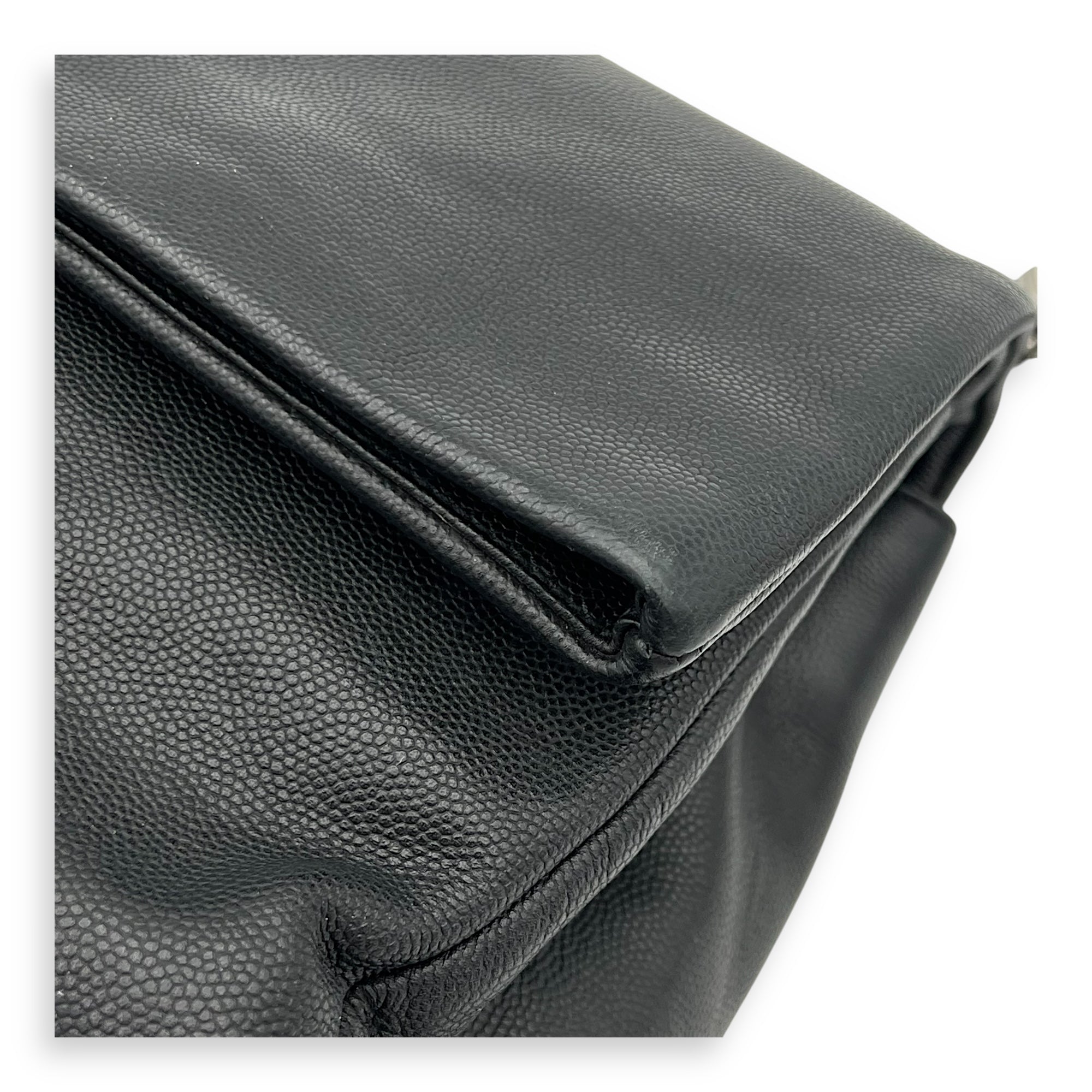West Hollywood Shoulder Bag Black in Calfskin, Silver hardware - Image 7